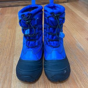 Blue Kids Northface Winter Boots